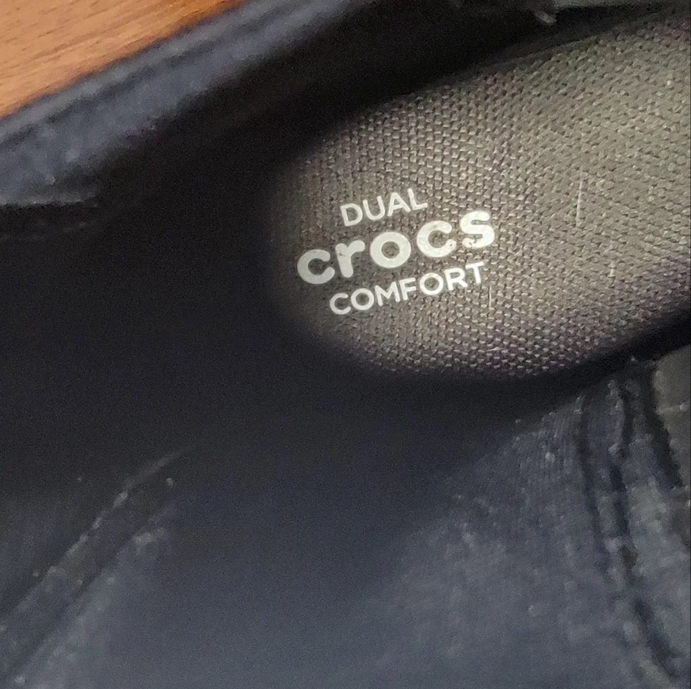 CROCS Black Rain Boots Pull on Chelsea Boot Waterproof Size Women's 4